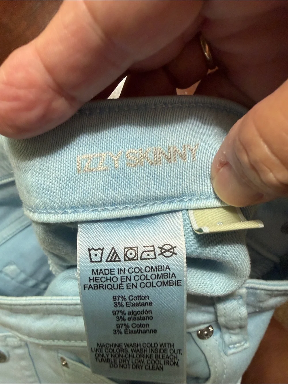 Michael Kors Pale Blue Skinny Jeans